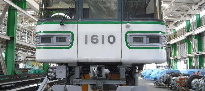 神戸新交通株式会社　
1000型　空調更新工事(六甲アイランド線)