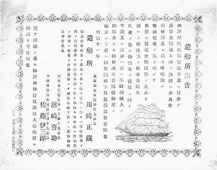 創業当時の資料