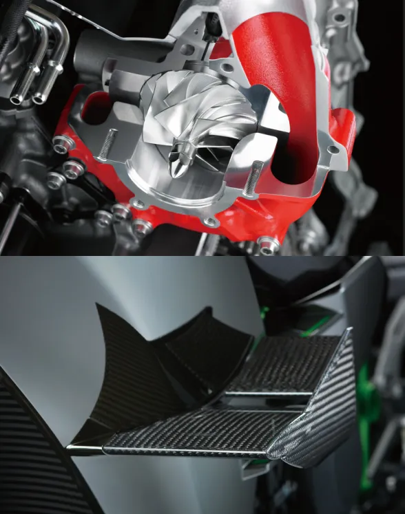 Ninja H2Rのエンジン