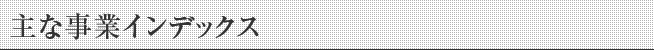 主な事業インデックス