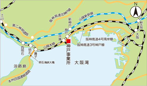 神戸事業所 地図