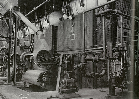 Started manufacture of natural circulation Water tube boiler (Kisha Seizo).