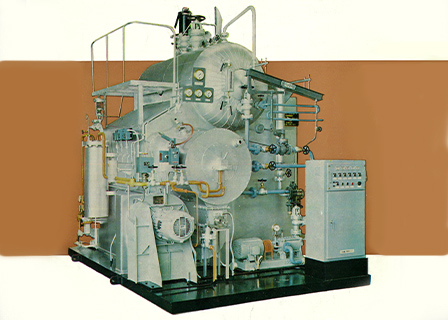 Launched natural circulation Water tube boiler, “BS Boiler” (Kawasaki Heavy Industries).