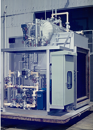 Launched natural circulation Water tube boiler type HRSG “RG Boiler.”