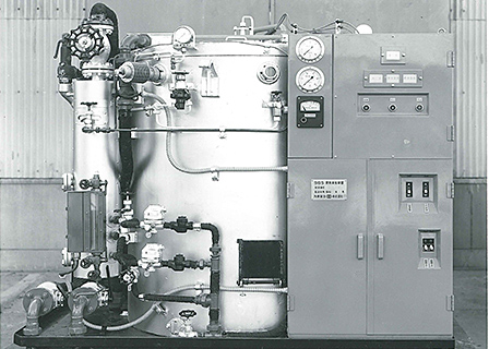 1951 Developed Japan's first forced circulation multi tube once-through boiler for heating trains of Japanese national railway