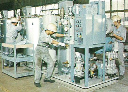 1962  Developed Japan’s first industrial forced circulation multi tube once-through boiler