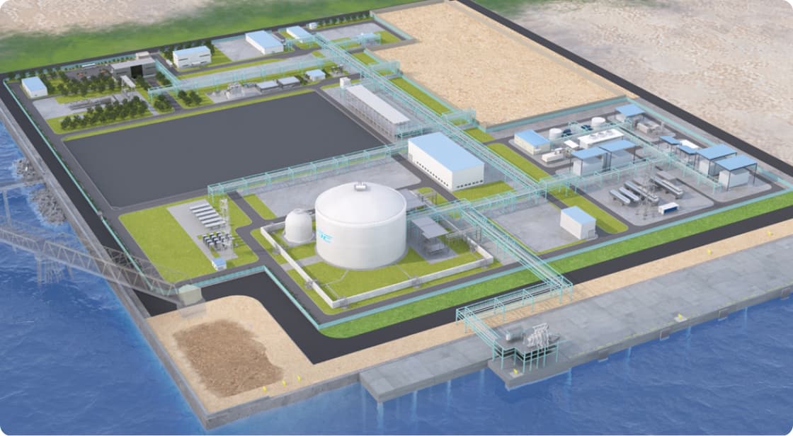 液化水素サプライチェーンの商用化に向けての写真