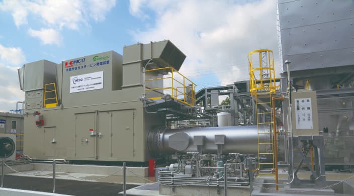 水素CGS地域モデル実証の写真