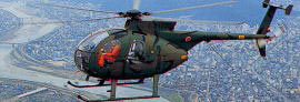 川崎ヒューズ式OH-6型ヘリコプター