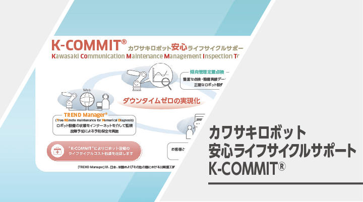 カワサキロボット安心ライフサイクルサポートK-COMMIT